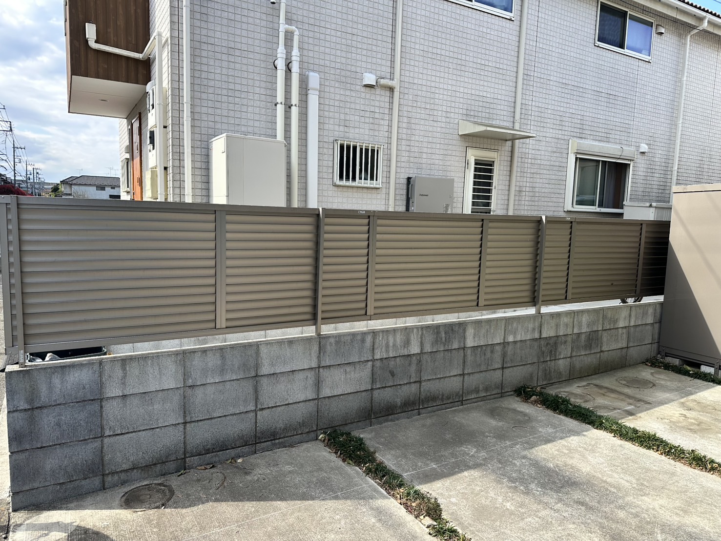 施工前の建物